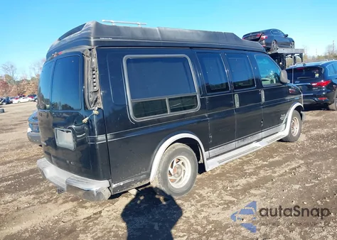 1997 Chevrolet Chevy Van Yf7 Upfitter Pkg. from USA, damaged, VIN 1GBFG15R0V1009905